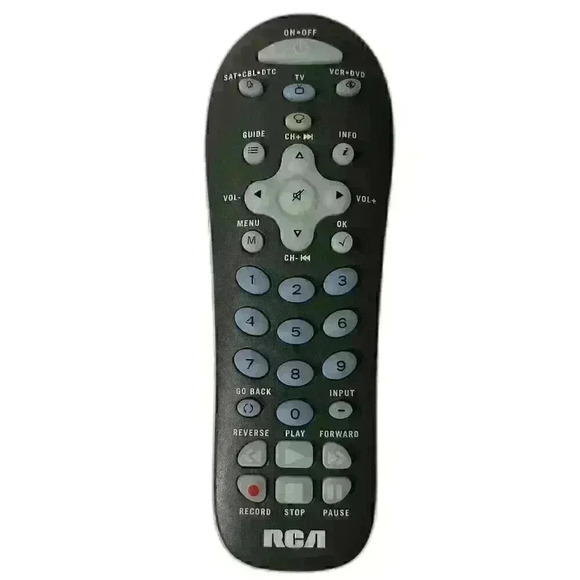 RCA RCR312WR Universal Remote Control for TV VCR DVD & Satellite & Cable - Gray - Picture 9 of 9